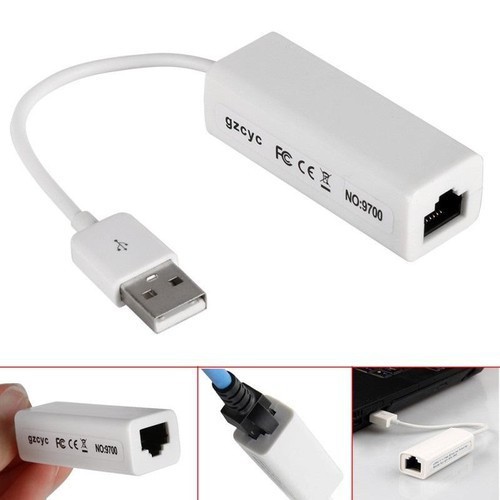 Cáp USB To Lan Dây Màu Trắng - USB lan