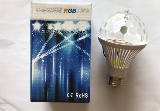 Bóng đèn LED xoay nhiều màu