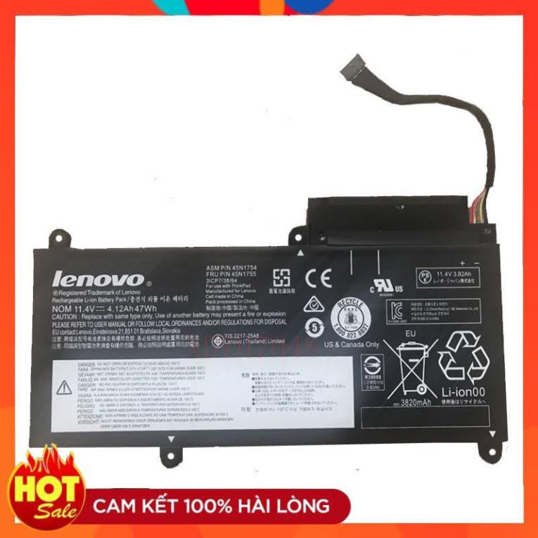 [Mã 273ELHA100K0 hoàn 7% đơn 500K]  PIN LAPTOP LENOVO ThinkPad E450 E450C E455 E460 E460C 45N1752 - ZIN