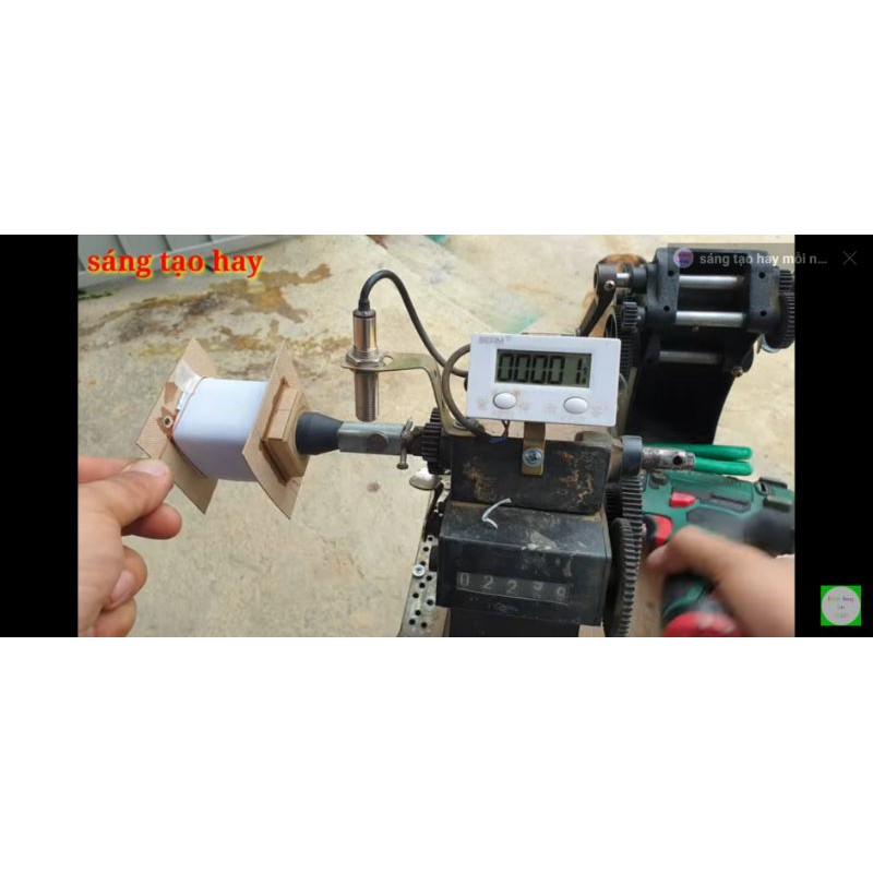 Bộ đếm vòng cho máy quấn Motor,biến ap.