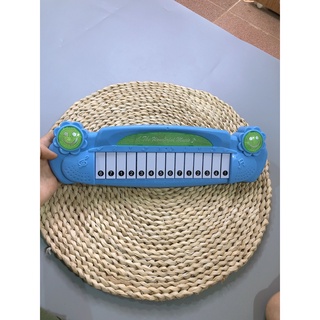 Đồ chơi đàn piano vui nhộn dành cho bé ( Mẫu đàn xanh mặt cười)