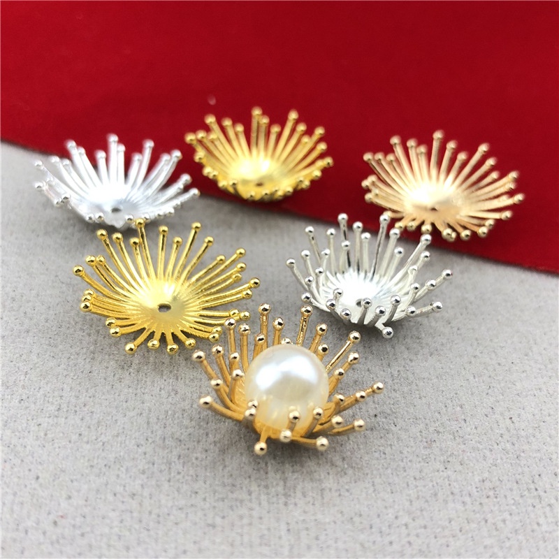 1 Nhụy hoa đồng bền màu làm trang trí hoa thủy tinh các mẫu- Phụ kiện nguyên liệu trang sức thủ công