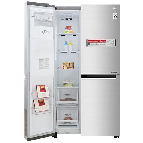 Tủ Lạnh Side-by-Side LG Inverter 601 Lít GR-D247JDS