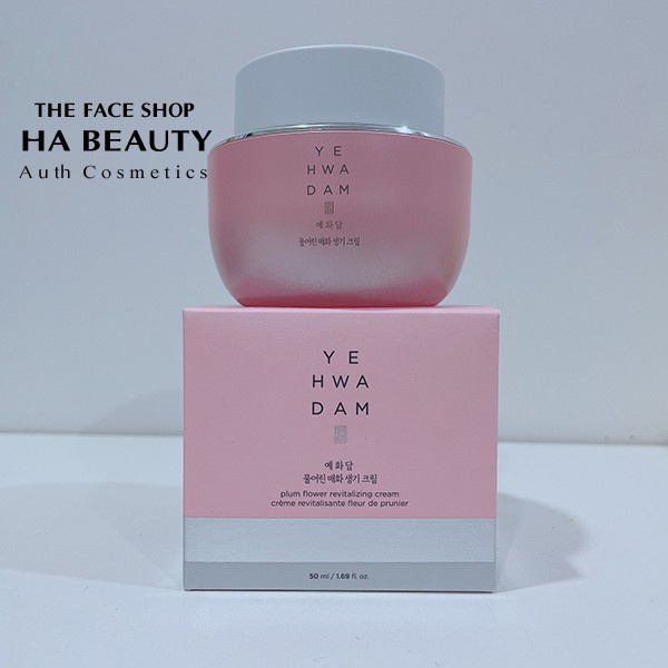 Kem dưỡng ẩm phục hồi sinh khí da chống lão hóa săn chắc da The Face Shop Yehwadam Plum Flower Revitalizing Cream 50ml