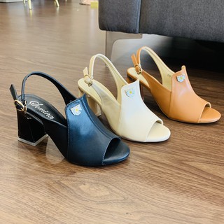 ( Shop Giày Somina ) Sandal giả bốt gót mika 7cm MT098