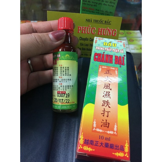 Freeship Dầu phong thấp trật đả Chánh Đại_ 50ml