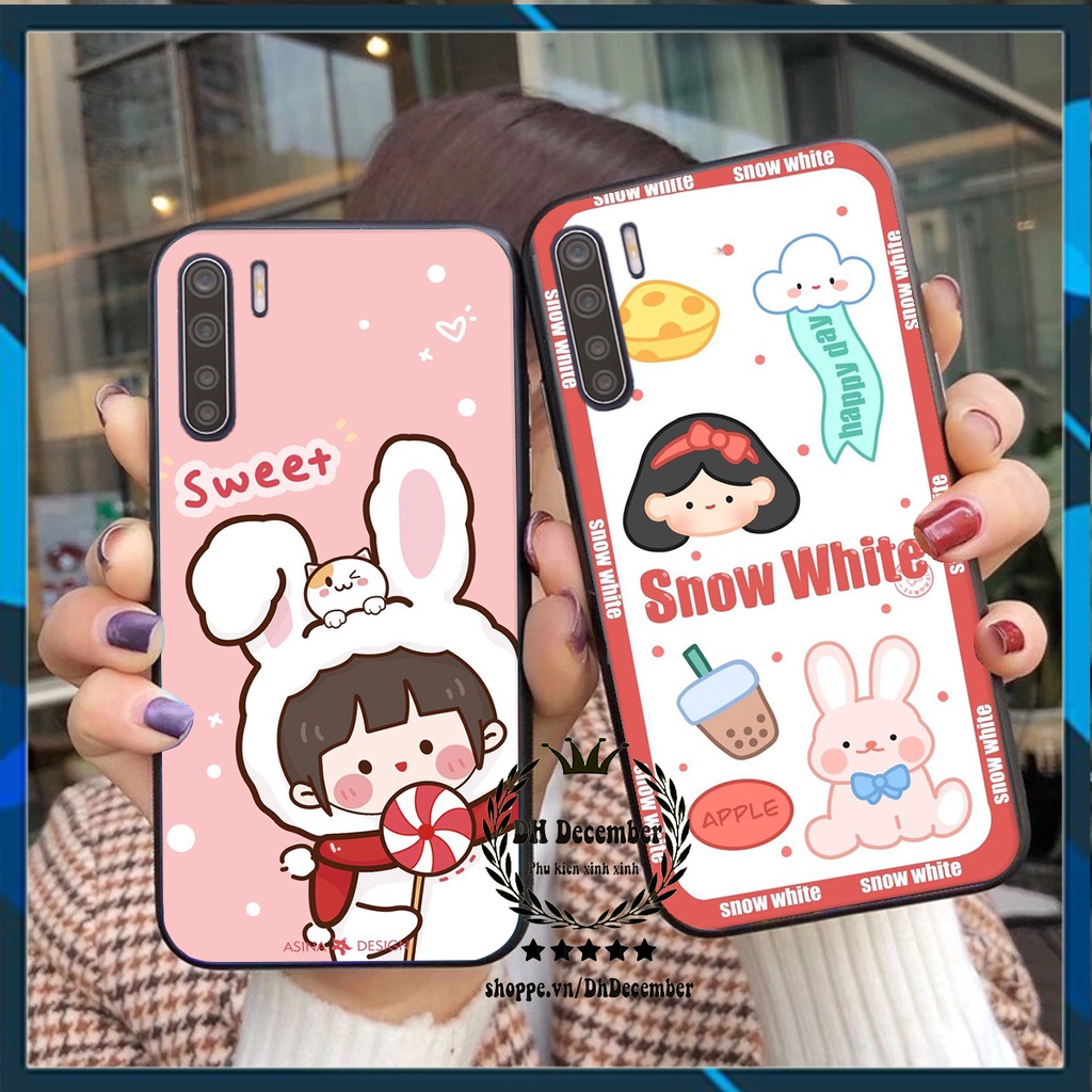 Ốp lưng Oppo A91 / RENO 3 / RENO 3 PRO in hình 3D lucky, gấu Brick xinh xắn - KHÔNG NÊN BỎ LỠ