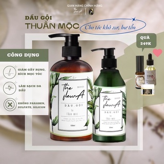 Dầu Gội Thảo Dược Giúp Mọc Tóc, Ngăn Gàu, Mọc Tóc, Phục Hồi Tóc Hư Tổn, Dầu Gội Bồ Kết Thảo Mộc Fleurra