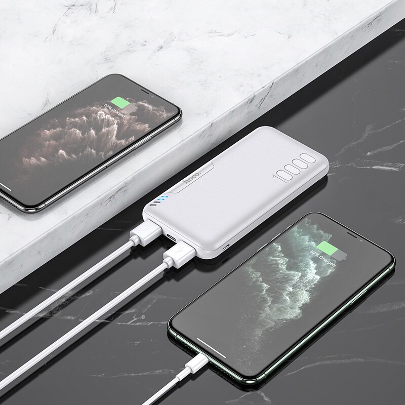 Pin sạc dự phòng 10000mah hoco J82 có đèn led hiển thị dung lượng pin