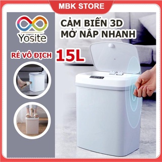 Thùng rác thông minh cảm ứng tự động đóng mở sạc pin kèm dây sạc cực tiện dụng. Sạc 1 lần dùng cho vài tuần.