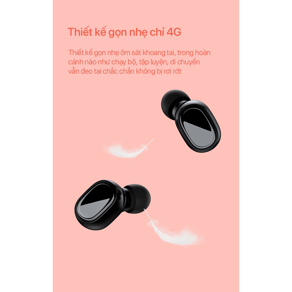 Tai Nghe Không Dây ACOME Airdots T1 Bluetooth 5.0 Màn Hình LED Play Time Lên Đến 12h Hàng Chính Hãng Bảo Hành 12 Tháng