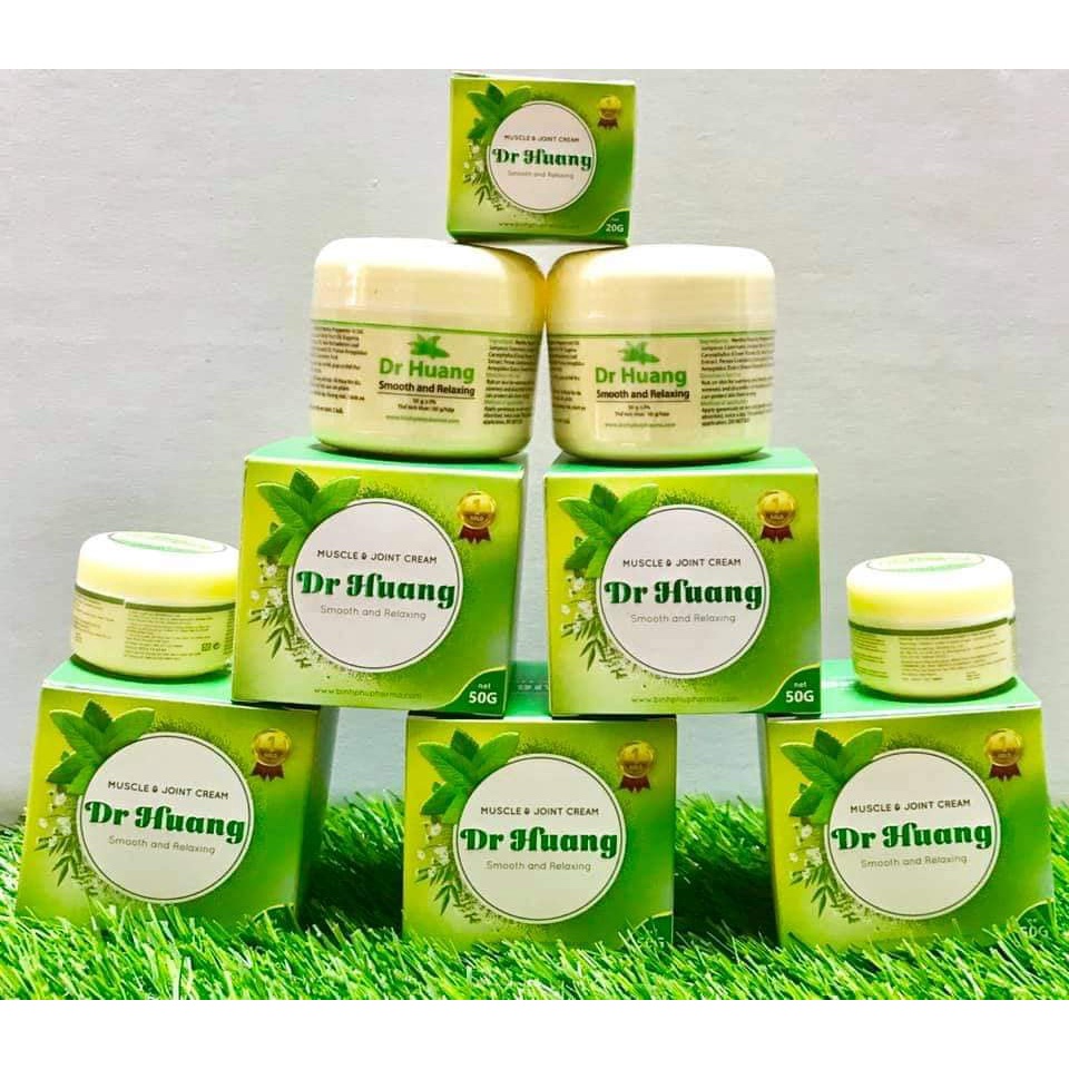 Dầu Xoa Bóp Thảo Dược Đài Loan DR. HUANG Giúp Giảm Đau Nhức Xương Khớp, Giảm Đau Khi Chấn Thương - Hộp 50g