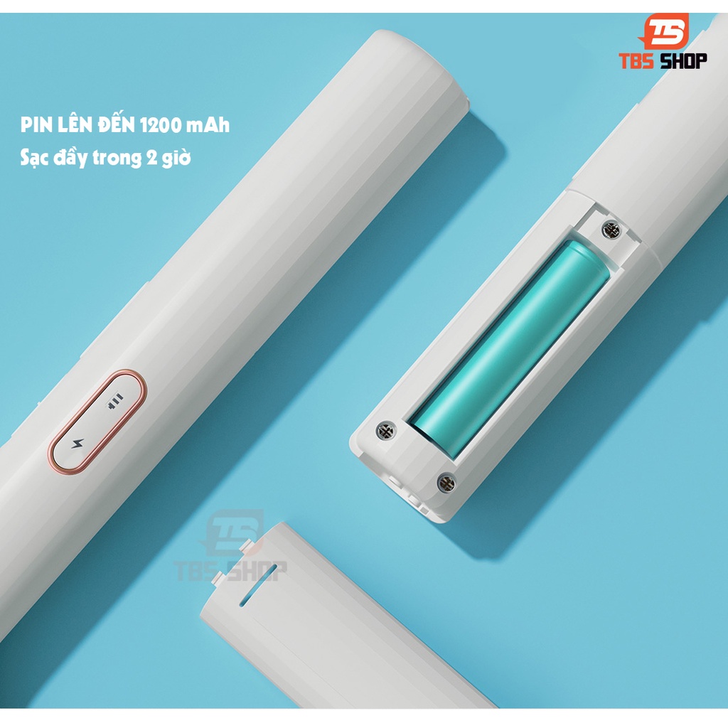 Vợt muỗi Qualitell Xiaomi E1, Kiêm đèn bắt muỗi giá đỡ miễn phí