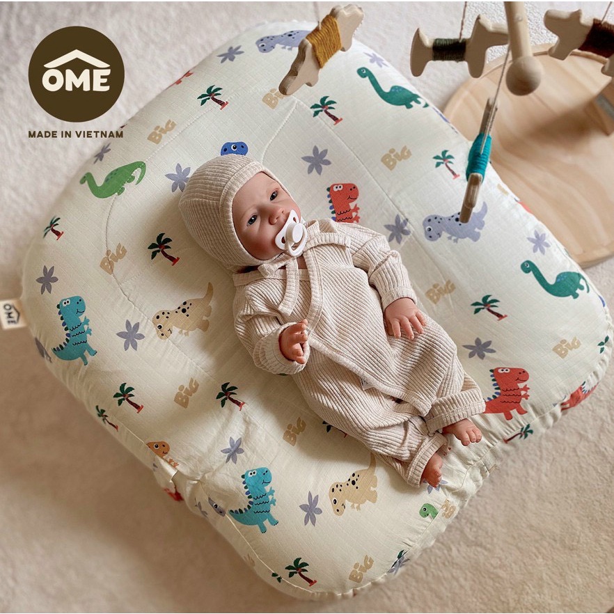 Gối Chống Trào Ngược Cho Bé OME Chính Hãng, Gối Chống Giật Mình Giúp Bé Ngủ Ngon Hơn Mẫu Mới 2022