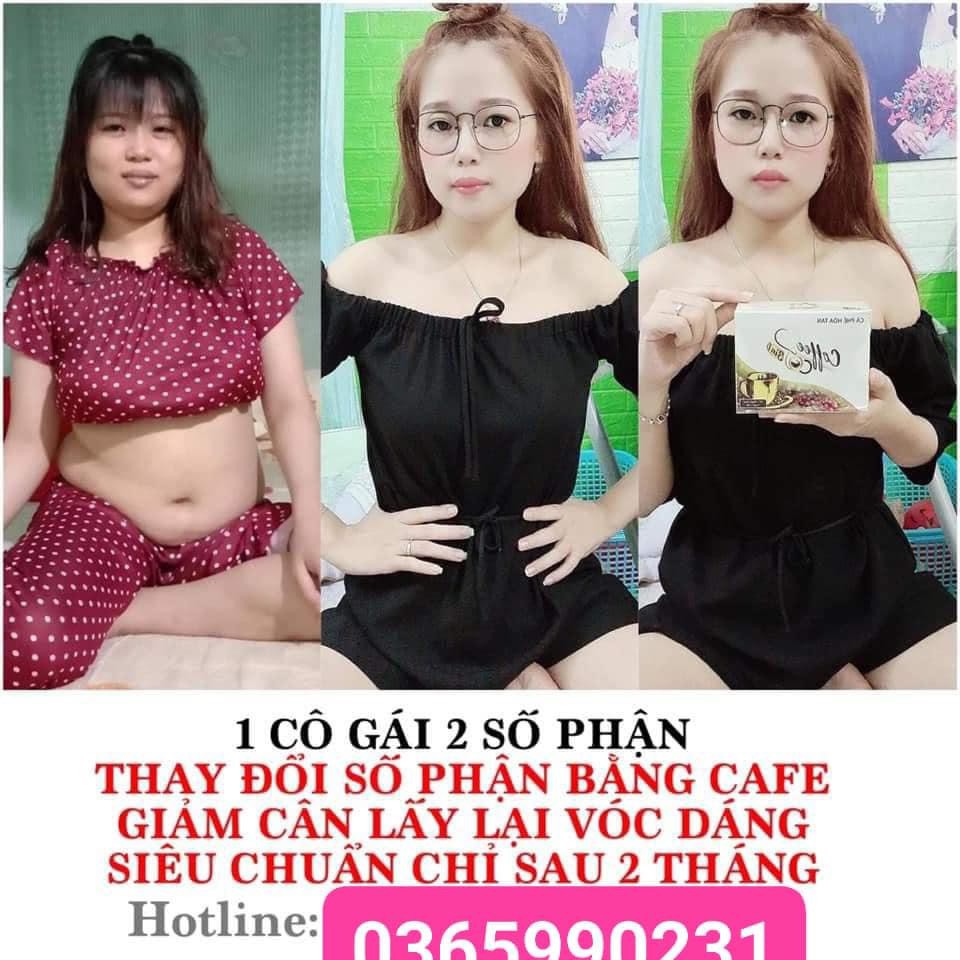 Combo Cà Phê và Detox Giảm Cân CQ Slim Chính Hãng Tem Mã Vạch Đầy Đủ