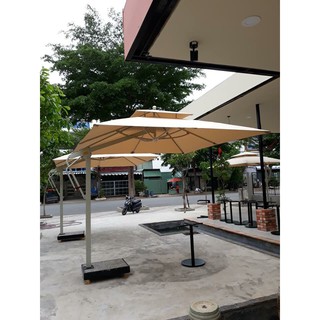 Dù vuông lệch tâm 3M cao cấp (Dù cafe, Dù che nắng, ô cafe, ô lệch tâm)