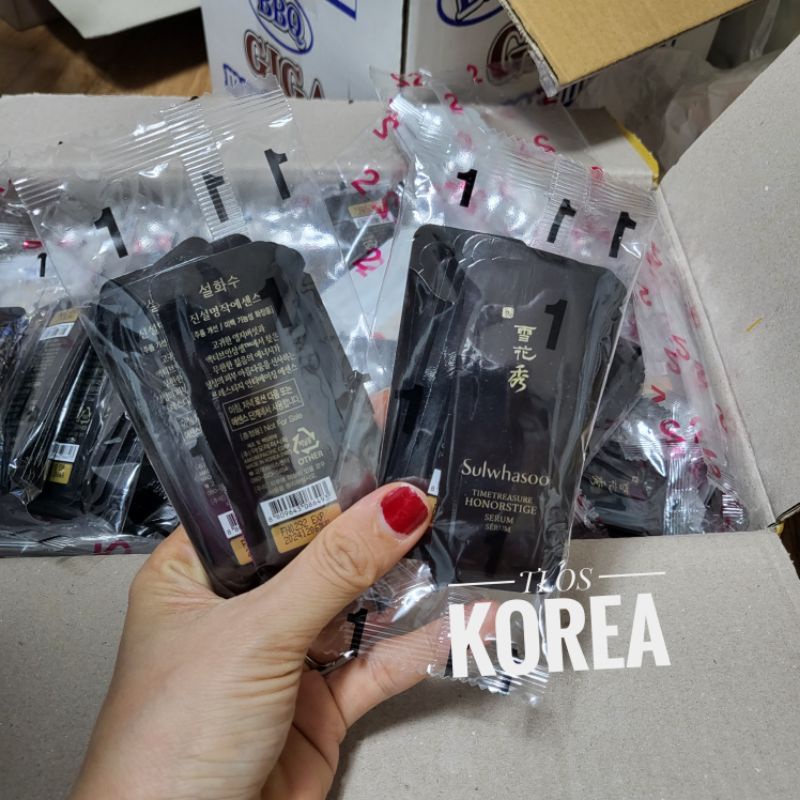 [Vip] Sulwhasoo Serum Sâm Đen Quý Hiếm - Sulwhasoo Timetreasure Honorstige Serum 1Ml Trẻ Hóa 10 Năm Tuổi