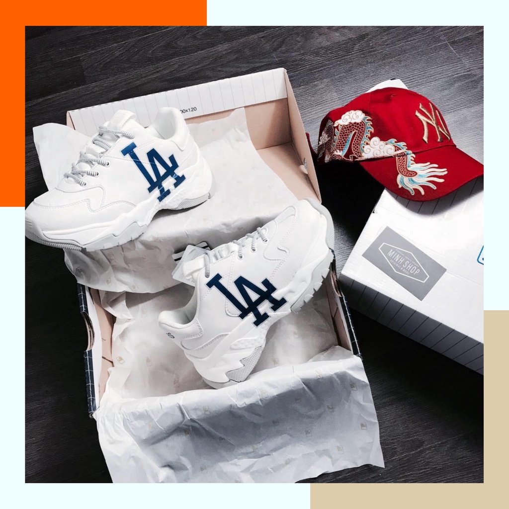 Giày MLB LA Cao Cấp Tăng Chiều Cao 6cm Nam Nữ Hàng Cao Cấp Full Box + Bill | BigBuy360 - bigbuy360.vn