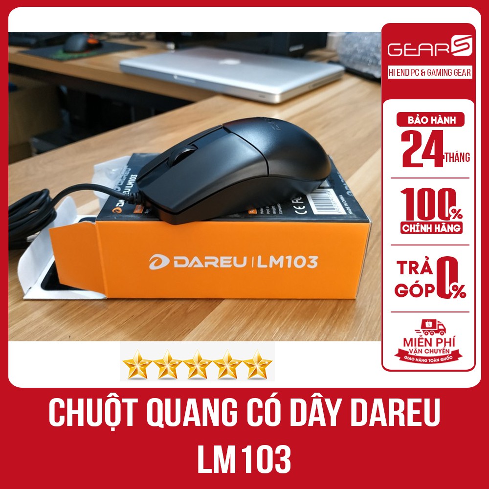 Chuột Quang Có Dây DareU LM103 Bh 24 Tháng chính hãng