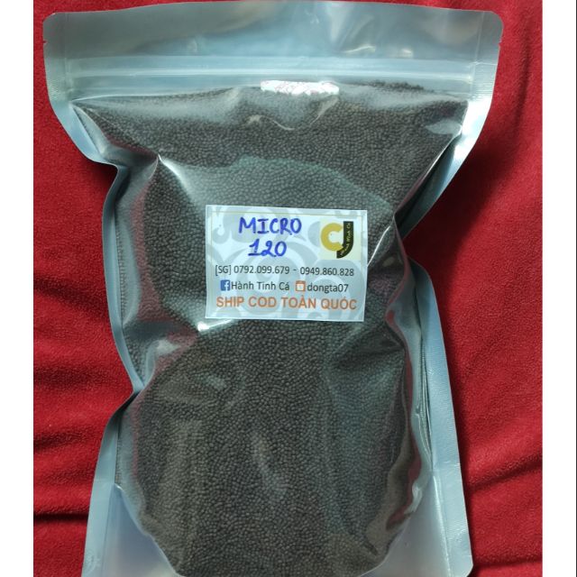 1kg Cám Micro 120 [VIÊN NỔI kt 1.2mm]