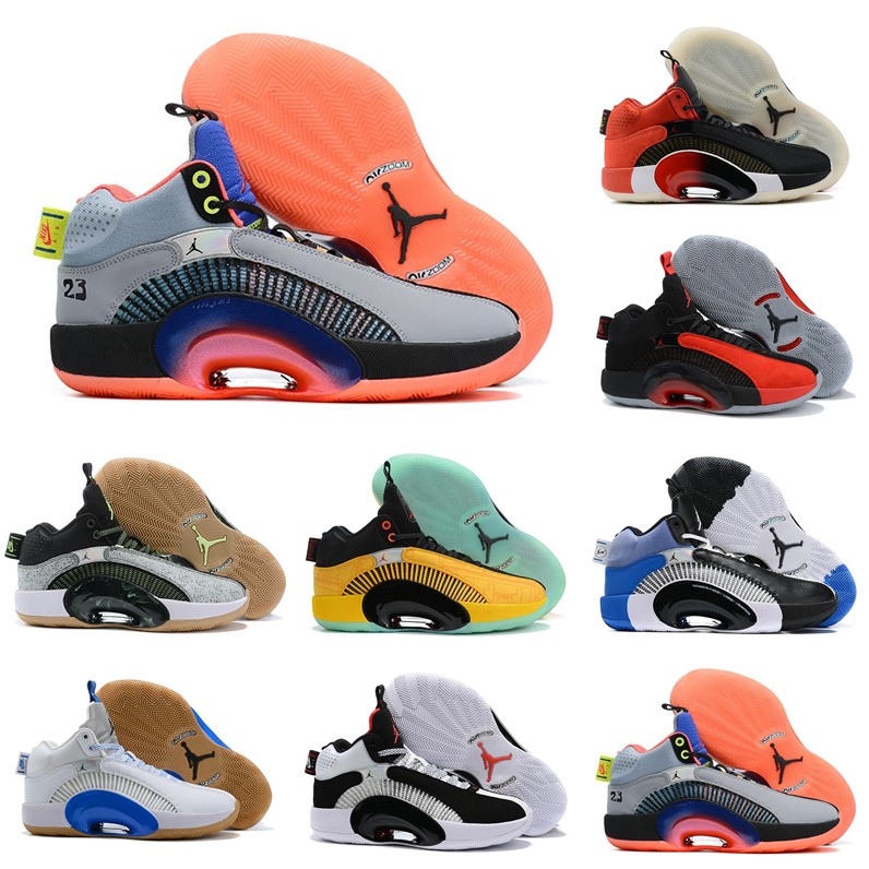 Giày bóng rổ AJ 35 - Tích hợp Zoom, Air chuẩn, full box | Choibongro.vn .,.,