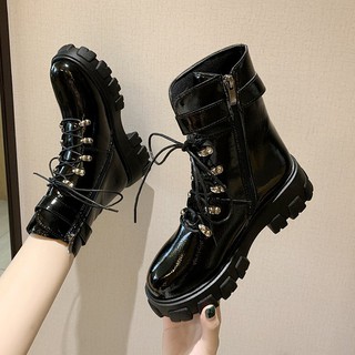 Bốt ulzzang da bóng M81