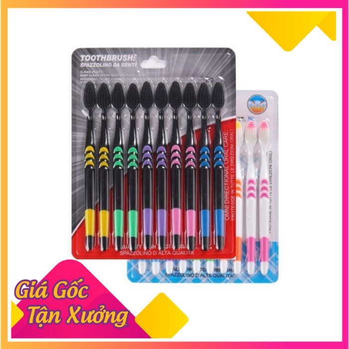 Set Bàn Chải Đánh Răng Sợi Cacbon Chất Lượng Cao