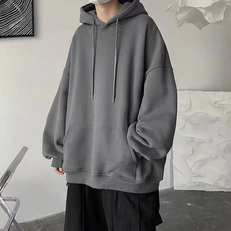 Áo Hoodie Tay Dài Phong Cách Hip Hop Đường Phố Nhật Bản Cho Nam Với 3 Màu (M-XL)