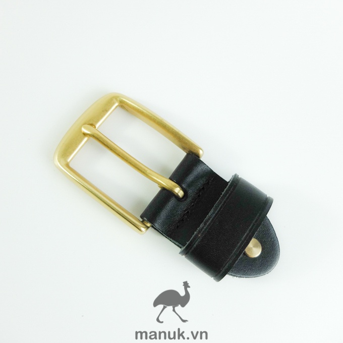Mặt thắt lưng nam đồng đúc BN4 | Bộ đầu khoá thắt lưng đồng đúc dùng cho bảng dây 3.8cm - 3.9cm