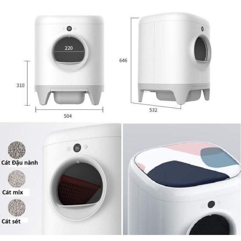 MÁY DỌN PHÂN MÈO TỰ ĐỘNG PETKIT PURA X
