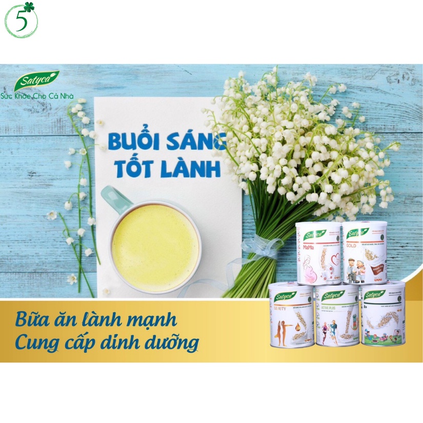 Satyca Mama - Sữa yến mạch và hạt dinh dưỡng