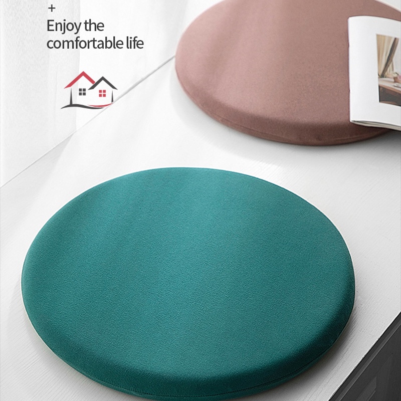 Đệm lót ghế ngồi hình tròn bằng vải và xốp thoáng khí thoải mái làm sạch được tiện lợi dành cho nhà cửa
