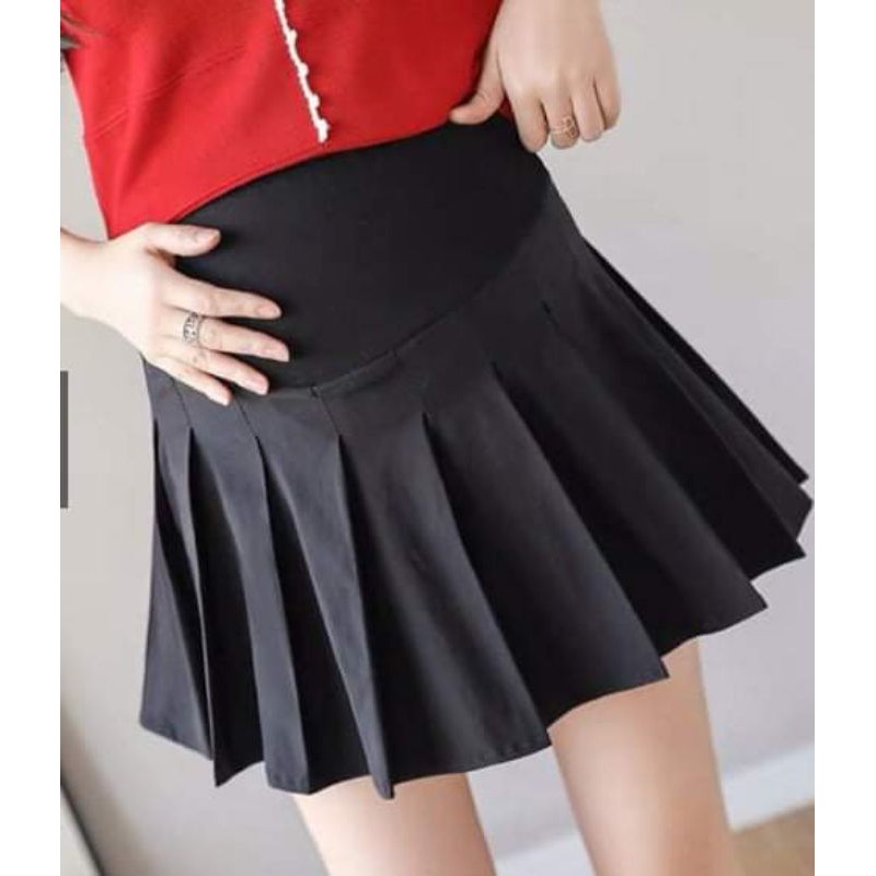 Chân váy bầu xếp ly( có quần lót trong)