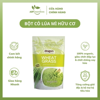 Bột cỏ lúa mì hữu cơ Dragon Superfoods - Organic wheatgrass powder 150g