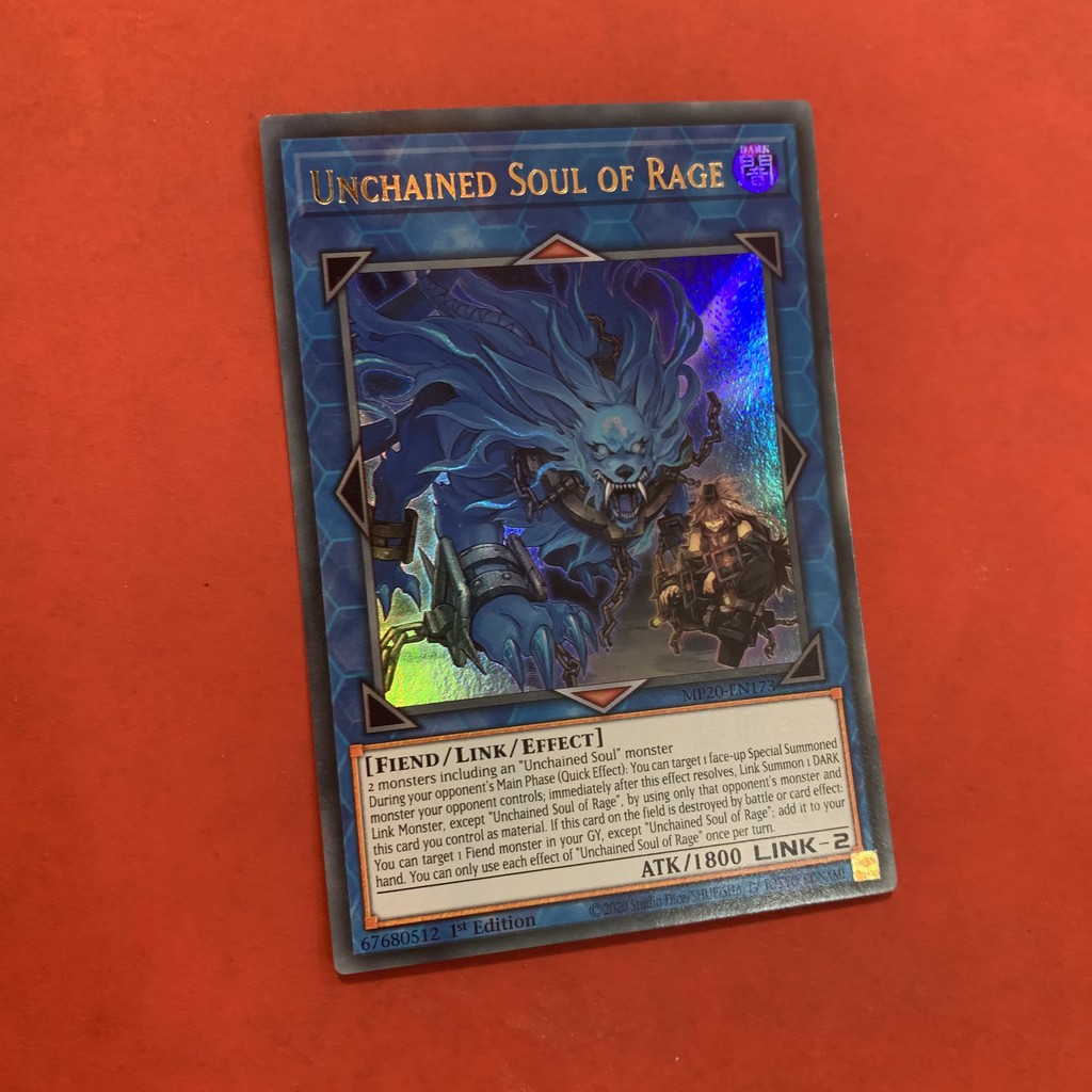 [EN-JP][Thẻ Bài Yugioh Chính Hãng] Unchained Soul Of Rage