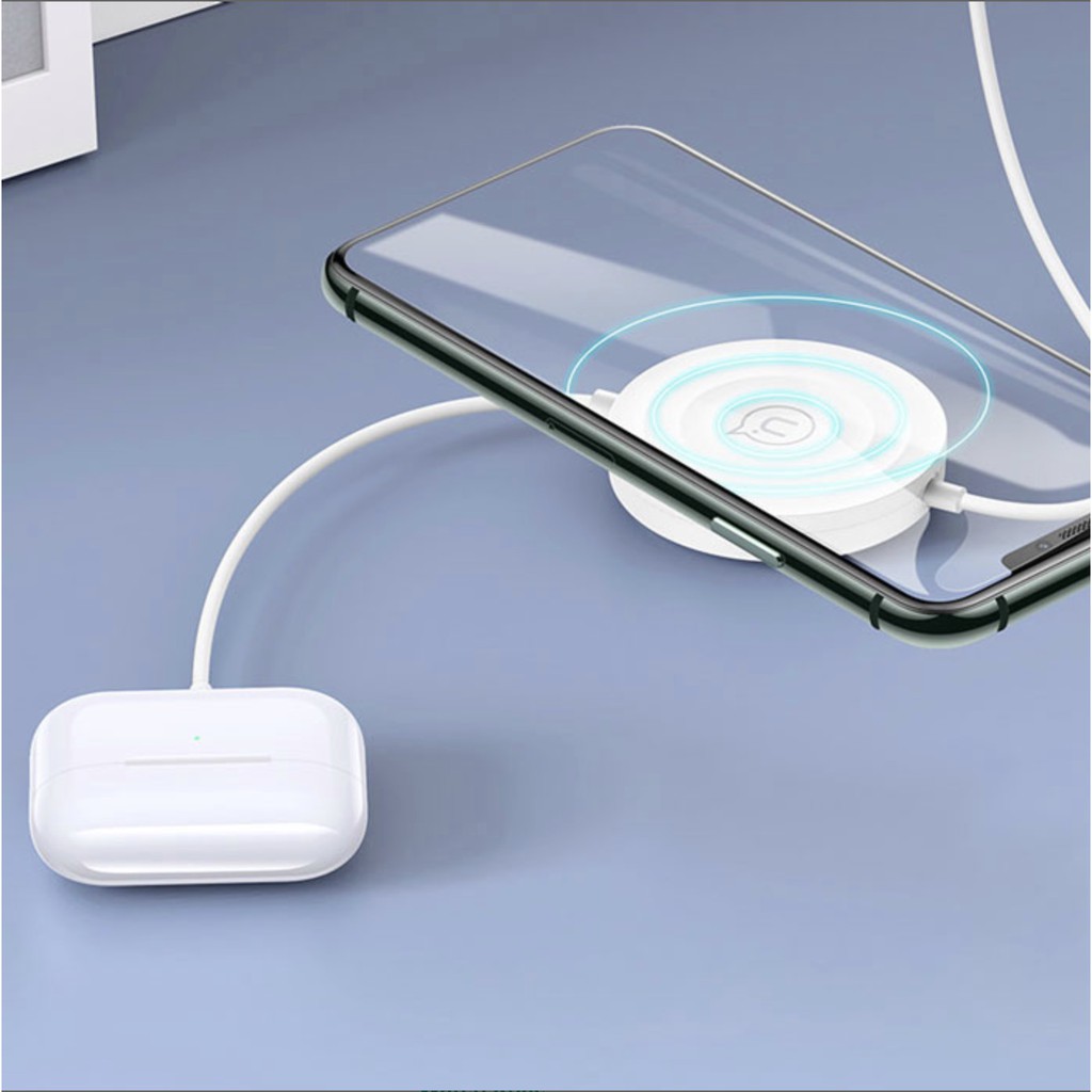 Lightning USAMS Đế sạc không dây 3in1 cho Iphone/Apple Watch/ Airpods tích hợp cáp sạc 