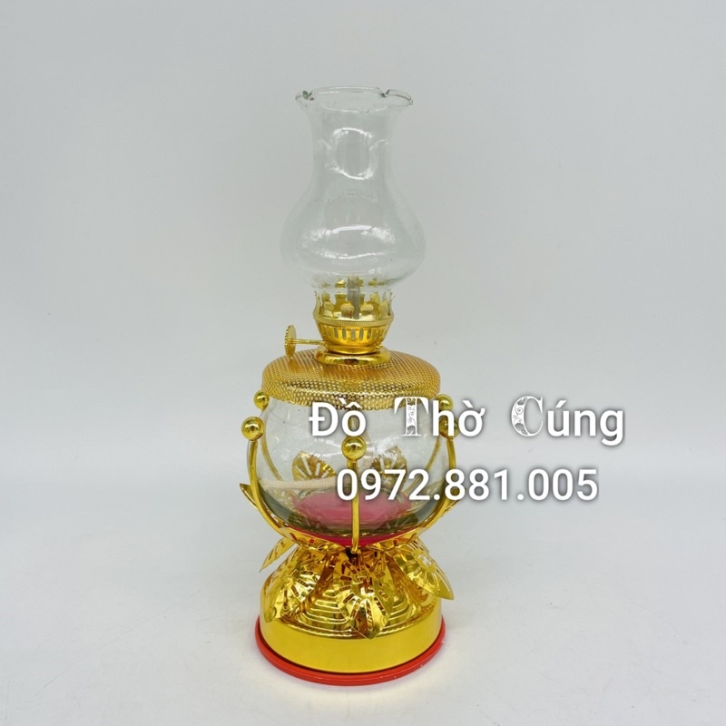 Đèn dầu lưu li - đèn thờ