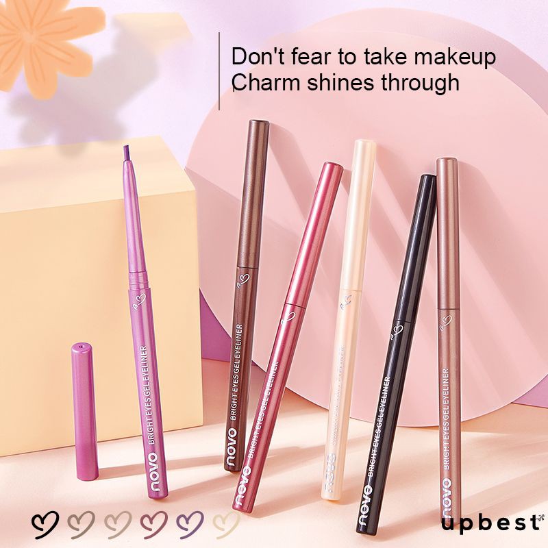 [Hàng mới về] Bút Kẻ Mắt Dạng Gel Novo 6 Màu Tùy Chọn Chống Nước Chống Mồ Hôi Lâu Trôi | BigBuy360 - bigbuy360.vn