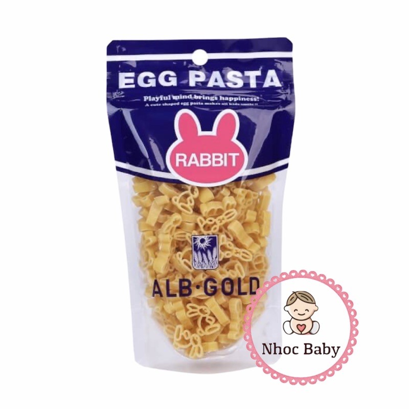 Nui trứng Egg Pasta ALB Gold Nhật 90gr cho bé 7m+