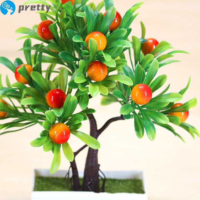 Chậu cây giả bằng xốp dùng trang trí phòng khách