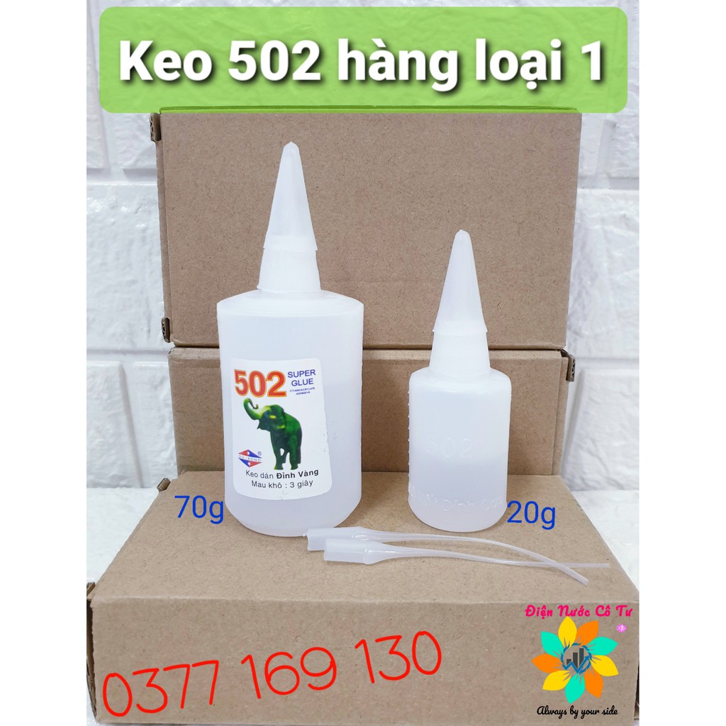 Keo 502 Hủ Tròn 100gram dính siêu tốt (hàng loại 1 - chịu nước cực tốt)