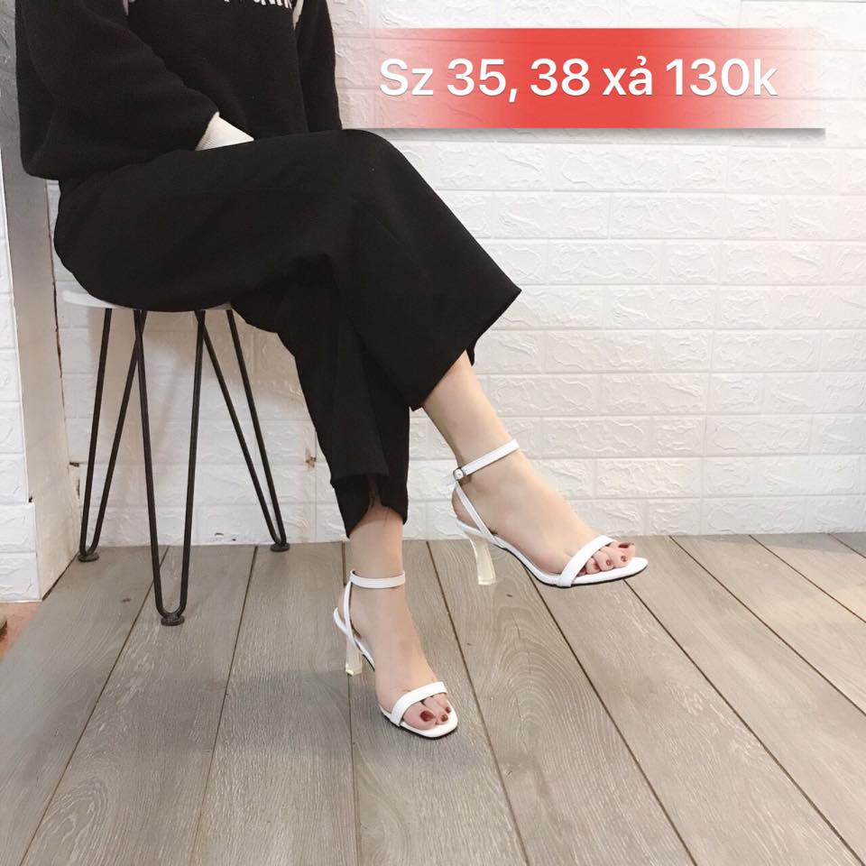 Sale 99k SANDAL CAO GÓT DA LÌ GÓT NHỌN  BÍT GÓT  video + ảnh thật