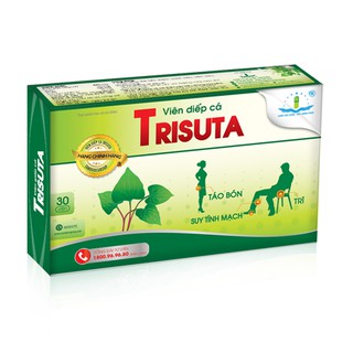 VIÊN GIẤP CÁ TRISUTA - HỖ TRỢ TÁO BÓN AN TOÀN CHO CẢ MẸ MANG THAI