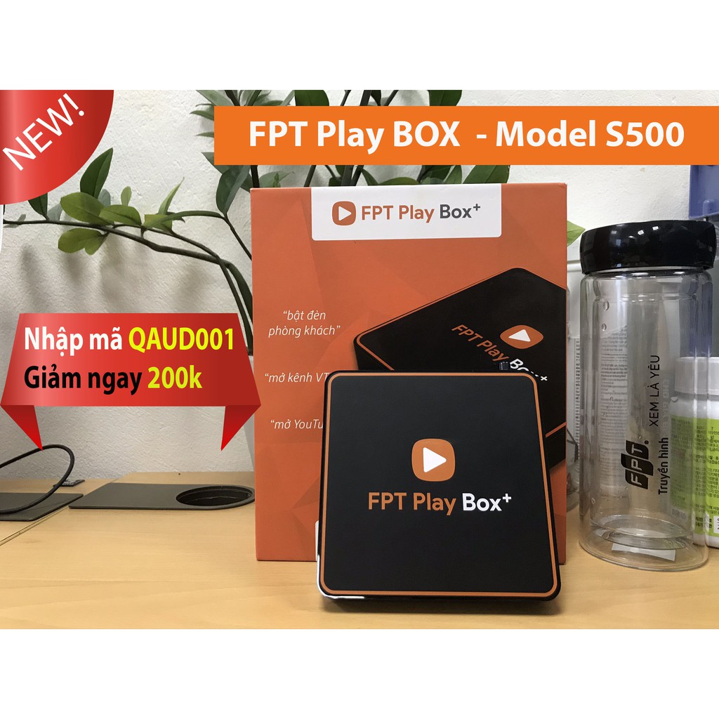 [Mã ELMS5 giảm 7% đơn 300k] Tivi BOX FPT play S500 - Chính hãng - nhập mã QAUD001 để được giảm 200k