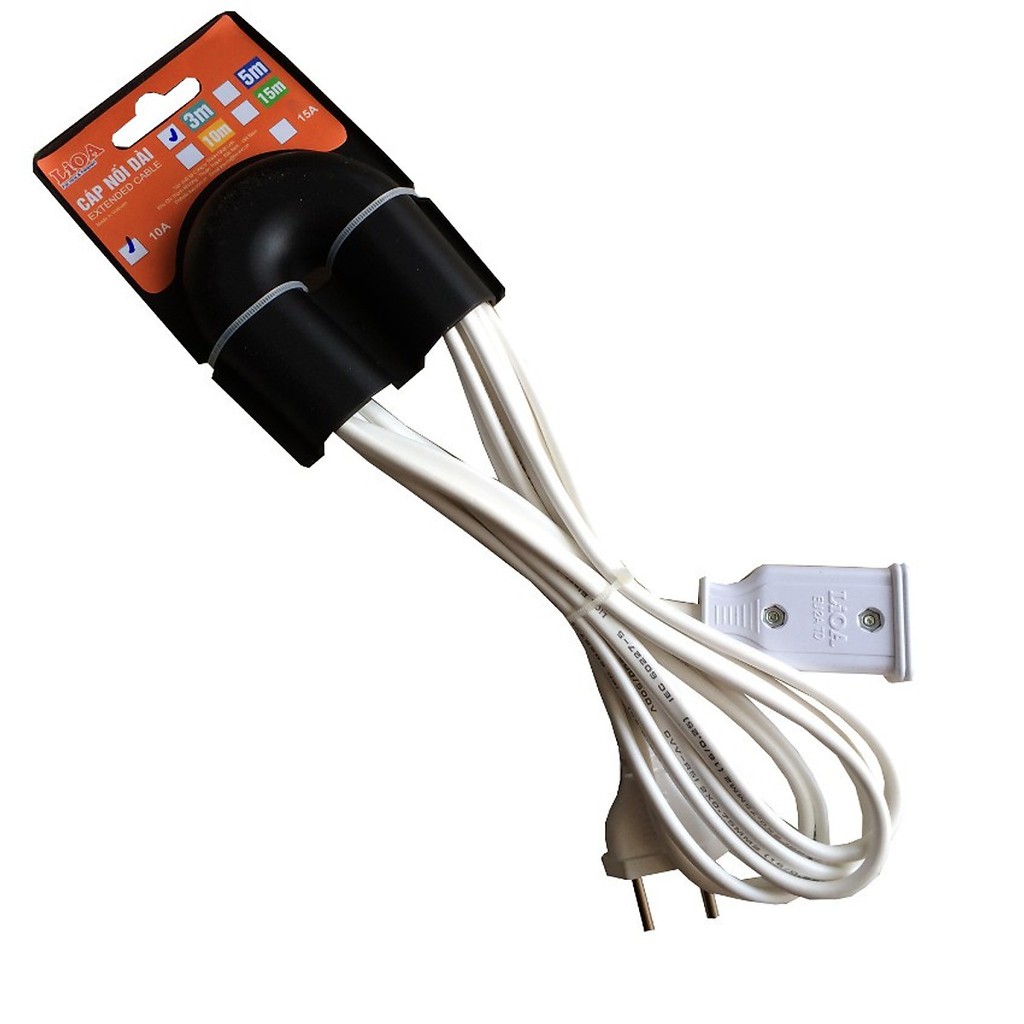 Dây cáp điện nối dài dây loại 5mét/10 mét/15 mét LiOA[Hàng chính hãng