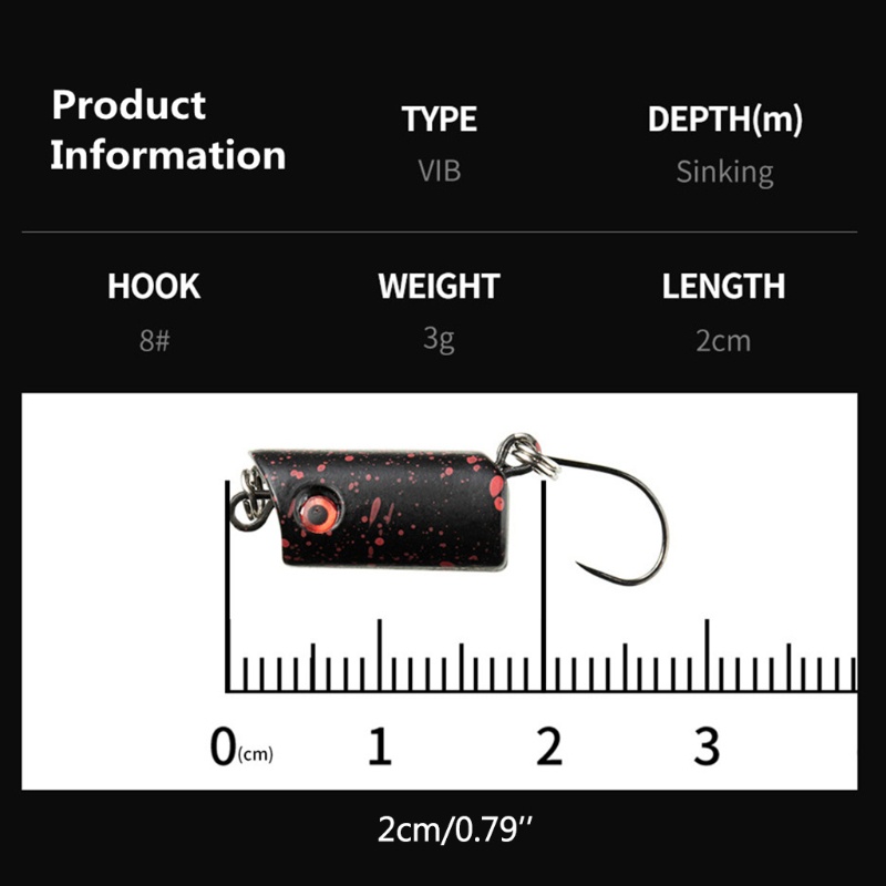 QQ Mồi Câu Cá Giả Mini Cứng Sinh Động Như Thật