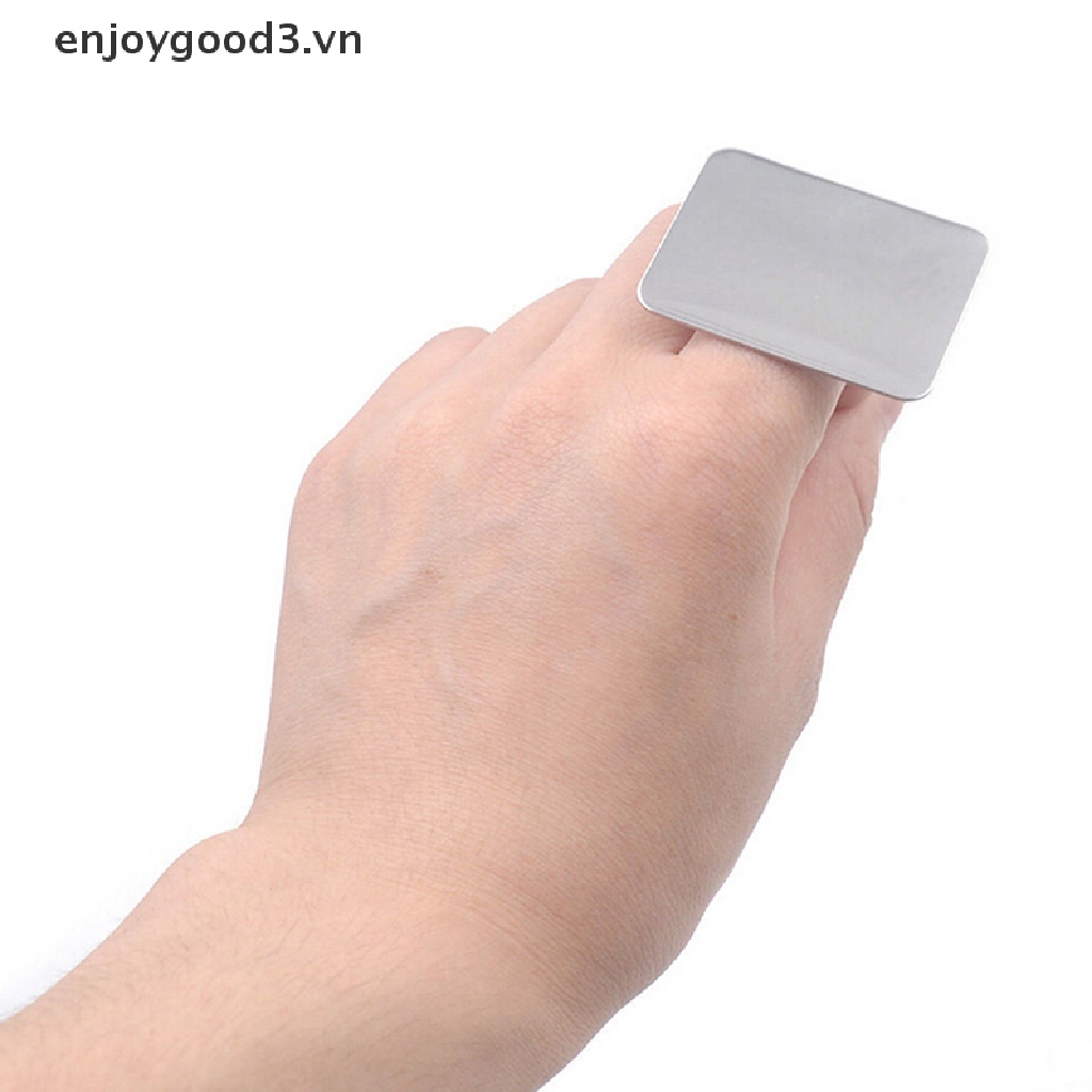 Nhẫn gắn bảng trộn màu kem nền và sơn làm móng tay bằng inox chỉnh được