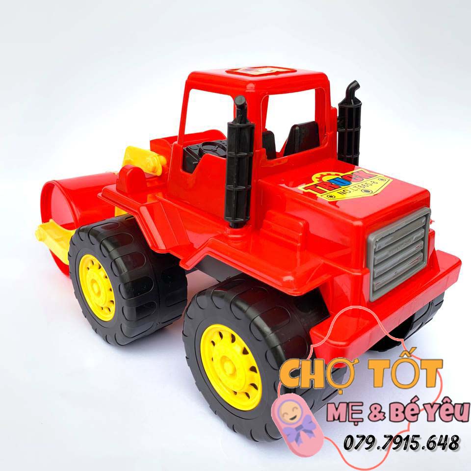 Đồ Chơi Mô Hình Xe Công Trình Siêu Trọng Tải Xe Lu Long Thủy Hàng Việt Nam
