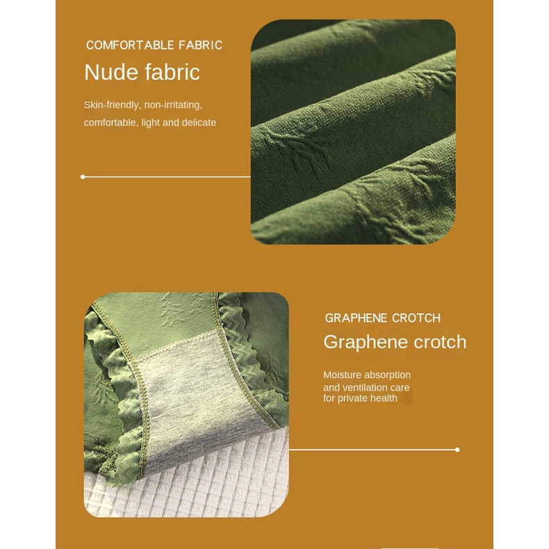 Quần Lót Cotton Không Đường May Lưng Vừa Thoáng Khí Cho Nữ 70-110 KG