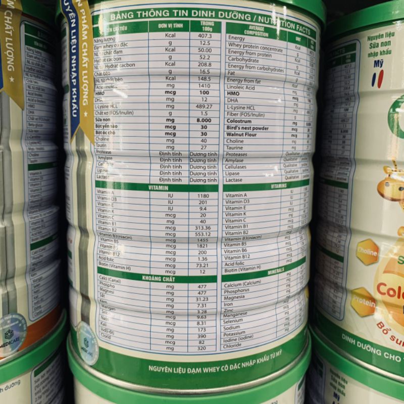 Sữa bột Medilait colostrum lon 800g